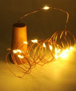 Patio Fairy Battery LED lights with Copper String