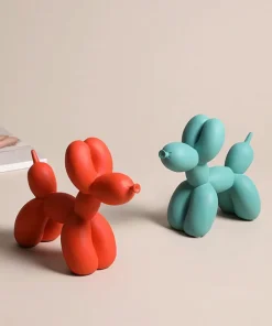 Vibrant Color Balloon Dog Sculpture