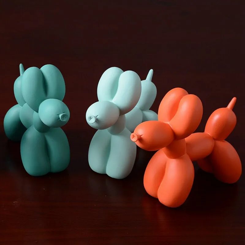 Vibrant Color Balloon Dog Sculpture - Image 2