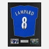 Framed Frank Lampard Signed Chelsea Shirt 2003-05 Home [Classic]