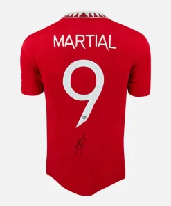 Anthony Martial Signed Manchester United Shirt 2022-23 Home [9]