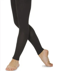 ROCH VALLEY GYMNASTICS FOOTLESS TIGHTS - BLACK