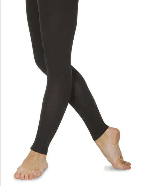 ROCH VALLEY GYMNASTICS FOOTLESS TIGHTS - BLACK