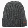 BARTS MEN HAAKON TURNUP BEANIE - CHARCOAL