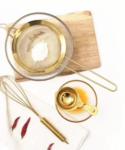Luxury Gold Stainless Steel Baking Utensil Set