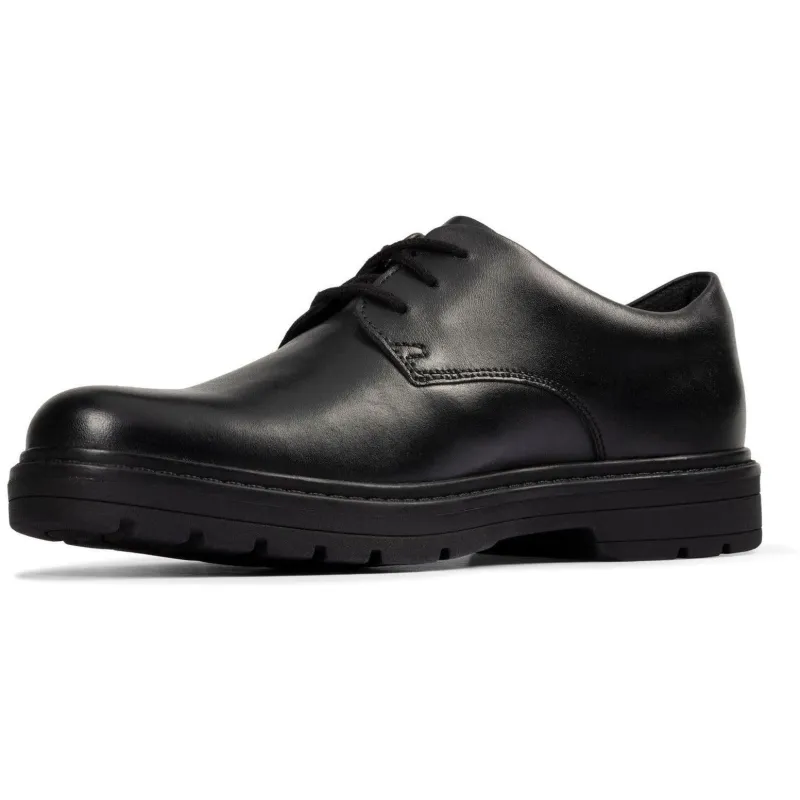 Clarks Boys School Shoe Loxham Derby Y Black - Image 3