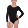 ROCH VALLEY GYMNASTICS DONNA LEOTARD - BLACK