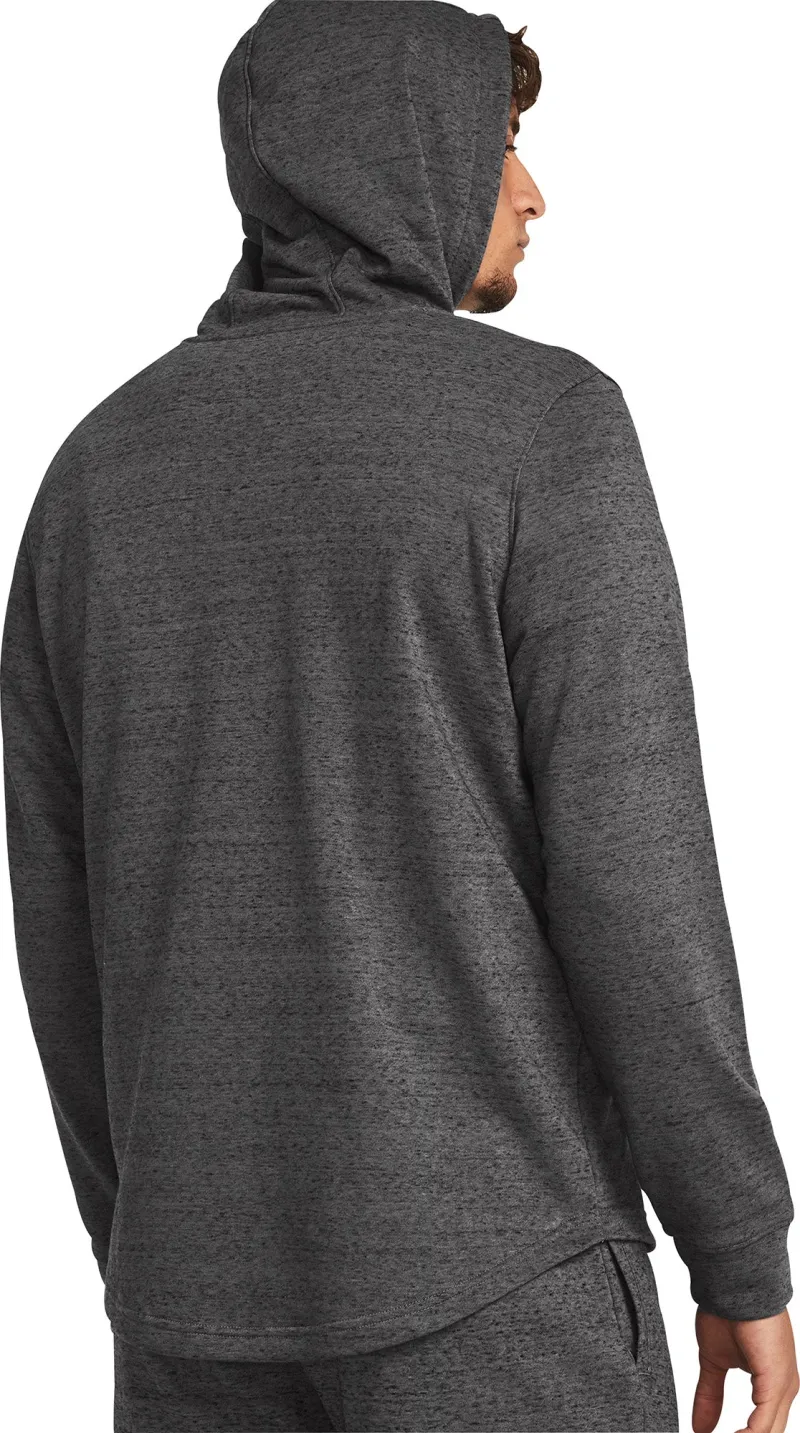 Under Armour Rival Terry Mens Training Hoody - Grey - Image 2