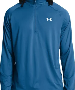 Under Armour Tech Half Zip Long Sleeve Mens Training Top - Blue