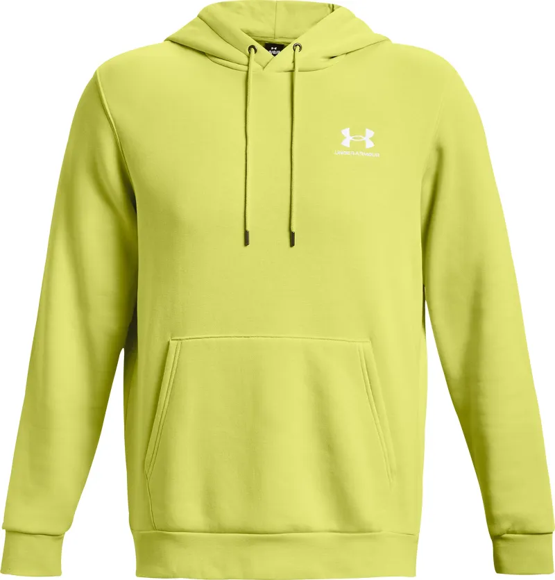 Under Armour Icon Fleece Mens Training Hoody - Yellow - Image 3