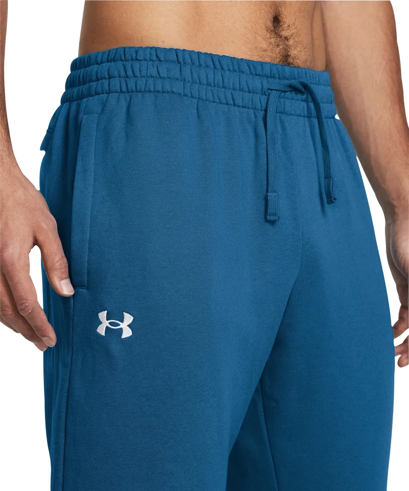 Under Armour Rival Fleece Mens Training Joggers - Blue - Image 3