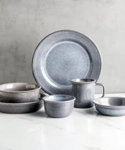 Slate Ceramic Porcelain Dinnerware