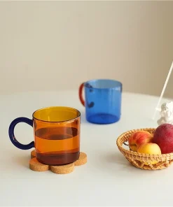 Colored Borosilicate Glass Mugs