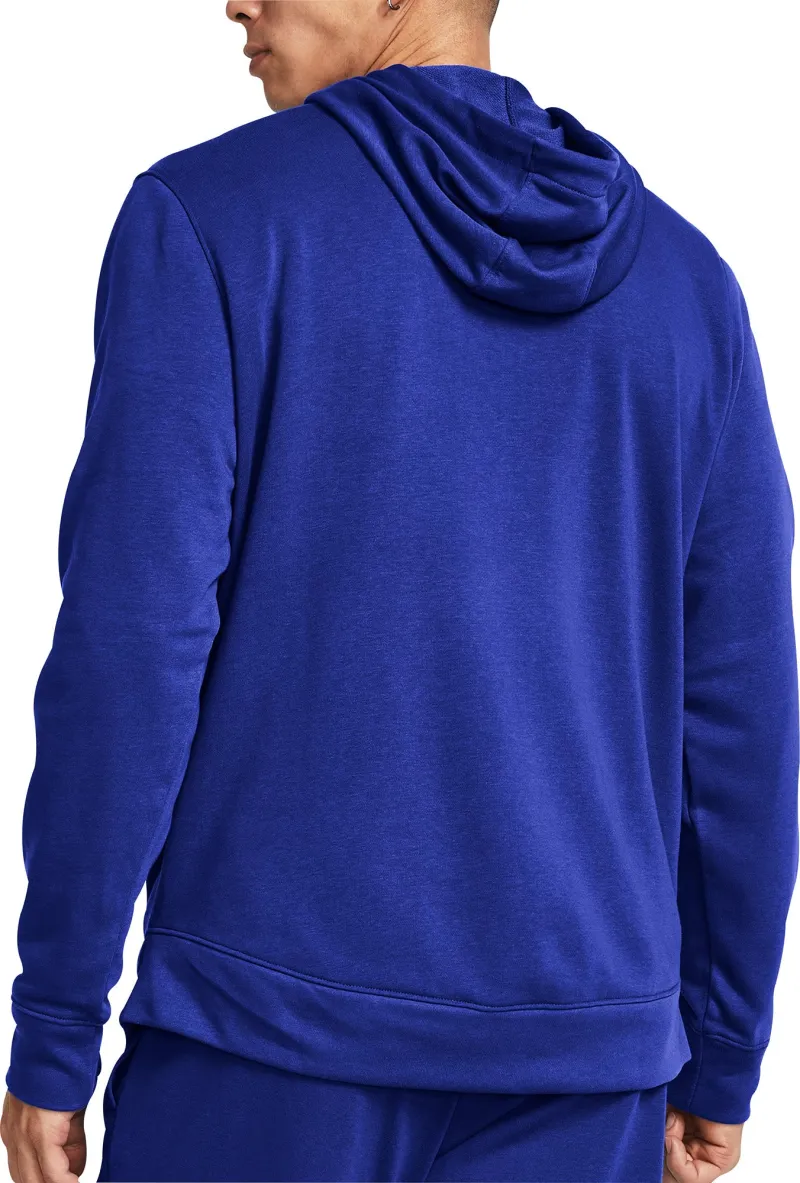 Under Armour Rival Terry Full Zip Mens Training Hoody - Blue - Image 2