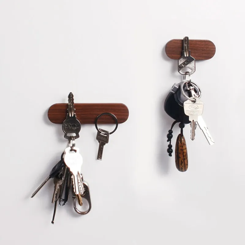 Magnetic Wooden Wall Key Holder - Image 3