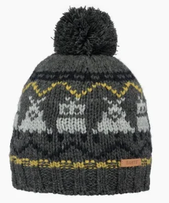 BARTS BOYS MELKER BOBBLE HAT 4+ YEARS - DARK HEATHER(4573419)