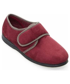 Padders Mens Slippers Harry Burgundy