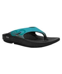 Oofos Womens Ooriginal Sport Sandal Aqua