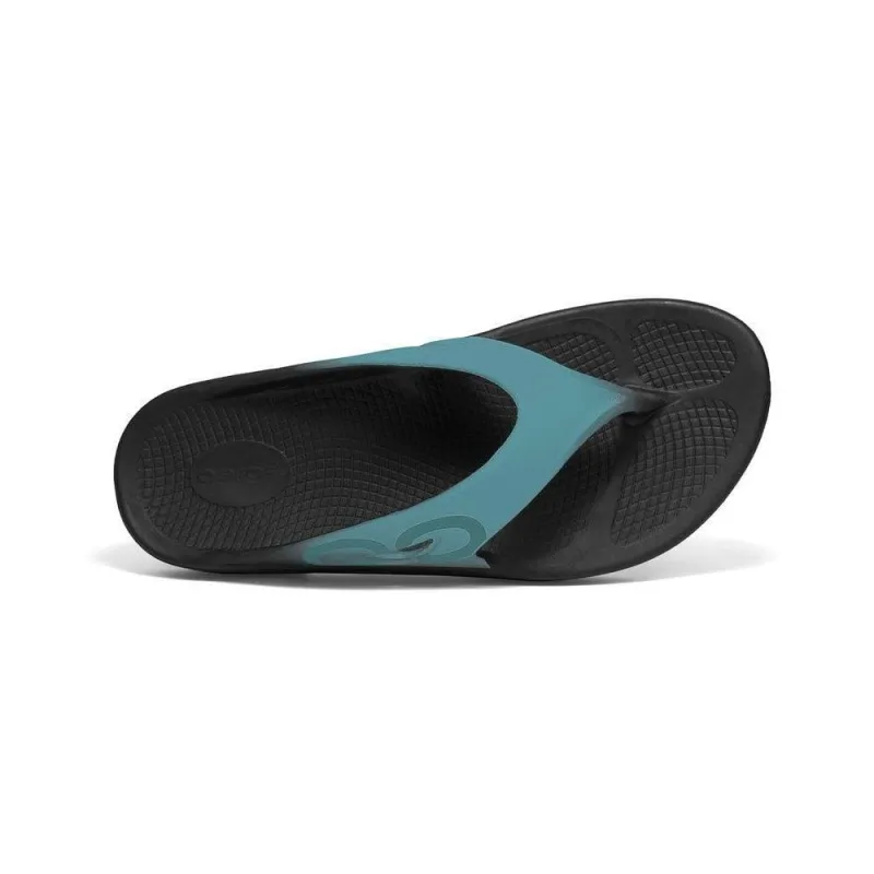 Oofos Womens Ooriginal Sport Sandal Aqua - Image 3
