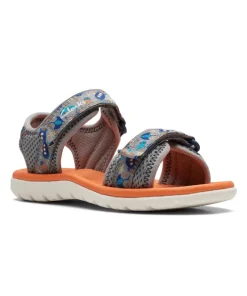 Clarks Girls Sandal Surfing Tide K Grey