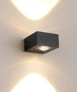 UFO Black Box Waterproof Wall Lamp