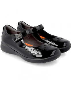 Biomecanics Girls School Shoe 221280-C Black Patent