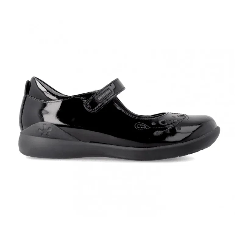 Biomecanics Girls School Shoe 221280-C Black Patent - Image 2
