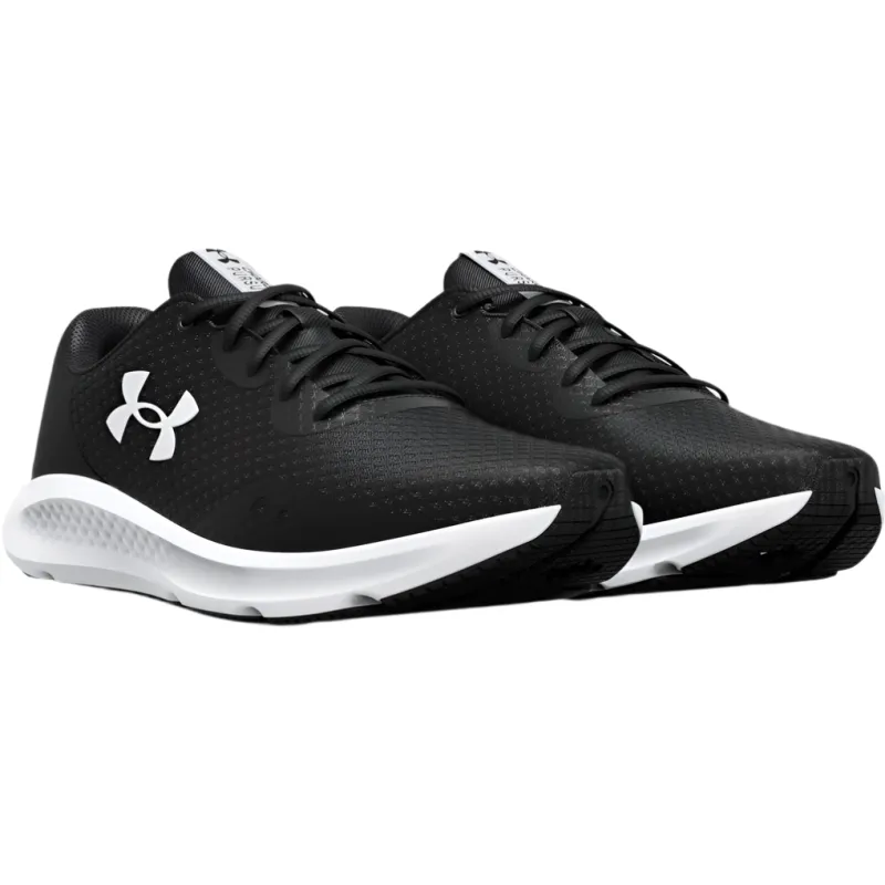 Under Armour Mens Trainer Charged Pursuit 3 Black/White