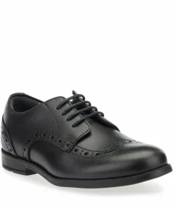 Startrite Girls Shoe Brogue Snr Black Leather