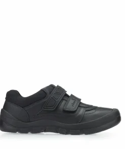 Rhino Boys School Shoe Warrior Black