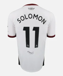 Manor Solomon Signed Fulham Shirt 2022-23 Home [11]