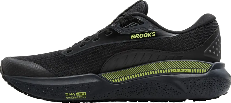 Brooks Adrenaline GTS 24 Weatherized Mens Running Shoes - Black - Image 3