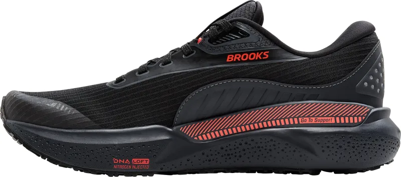 Brooks Adrenaline GTS 24 Weatherized Womens Running Shoes - Black - Image 3