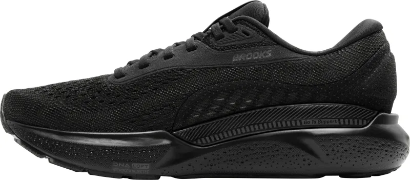 Brooks Adrenaline GTS 24 WIDE FIT Womens Running Shoes - Black - Image 3