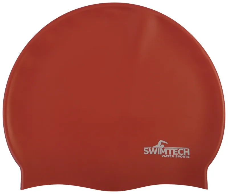 SWIMTECH CAP ADULT RED
