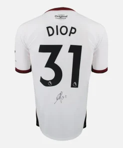 Issa Diop Signed Fulham Shirt 2022-23 Home [31]
