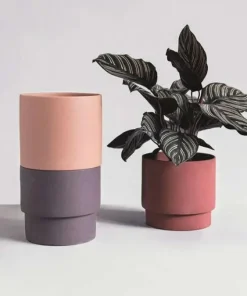 Colorful Porcelain Stackable Planters