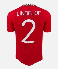 Victor Lindelof Signed Manchester United Shirt 2022-23 Home [2]