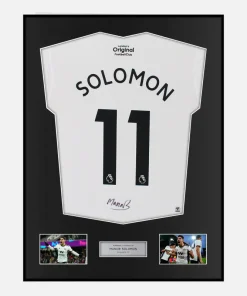 Framed Manor Solomon Signed Fulham Shirt 2022-23 Home [Classic]