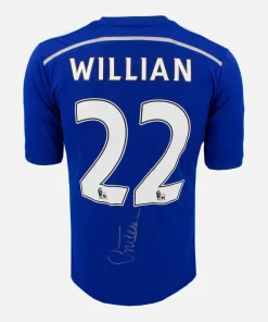 Willian Signed Chelsea Shirt 2014-15 Home [22]