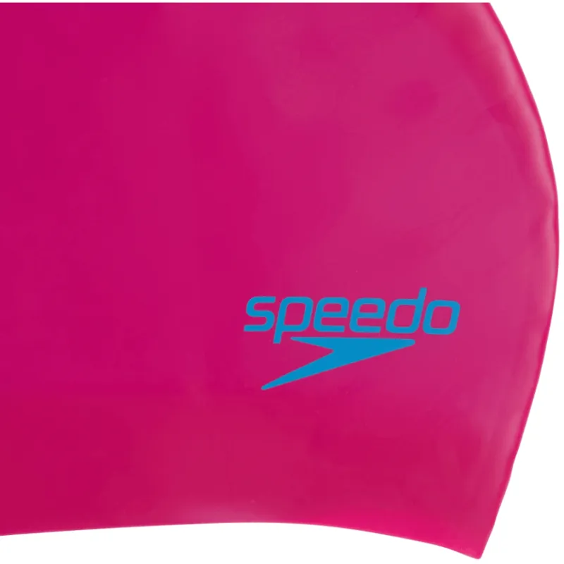 Speedo Kids Long Hair Cap Pink/Blue - Image 2