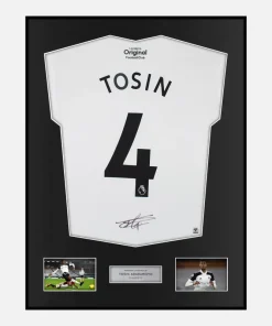 Framed Tosin Adarabioyo Signed Fulham Shirt 2022-23 Home [Classic]
