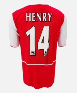 2002-04 Arsenal Home Shirt Henry 14 [Excellent] XXL