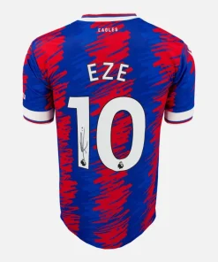 Eberechi Eze Signed Crystal Palace Shirt 2022-23 Home [10]