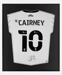 Framed Cairney Signed Fulham Shirt, Championship winners [Lite]