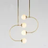 Gemini Brass Pendant Ceiling light
