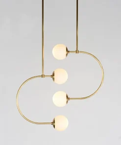 Gemini Brass Pendant Ceiling light