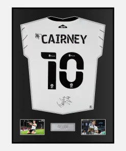 Framed Tom Cairney Signed Fulham Shirt 2021-22 Champions [Classic]
