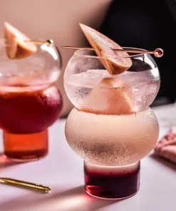 Clear Droplet Cocktail Glass - Final Sale