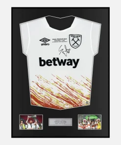 Framed Tomas Soucek Signed West Ham Shirt 2023 Conference Final [Classic]